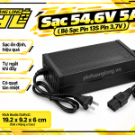 Sạc 54.6V 5A – Bộ Sạc Pin Lithium-ion 13S (Pin 3.7V)