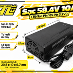 Sạc 58.4V 10A – Bộ Sạc Pin LiFePO4 16S (Pin 3.2V)
