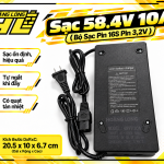 Sạc 58.4V 10A – Bộ Sạc Pin LiFePO4 16S (Pin 3.2V)