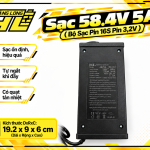 Sạc 58.4V 5A – Bộ Sạc Pin LiFePO4 16S (Pin 3.2V)