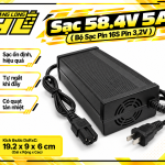 Sạc 58.4V 5A – Bộ Sạc Pin LiFePO4 16S (Pin 3.2V)