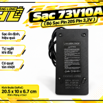 Sạc 73V 10A – Bộ Sạc Pin LiFePO4 20S (Pin 3.2V)
