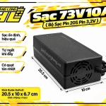 Sạc 73V 10A – Bộ Sạc Pin LiFePO4 20S (Pin 3.2V)