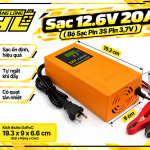 Sạc 12.6V 20A – Bộ Sạc Pin Lithium-ion 3S (Pin 3.7V)
