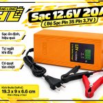 Sạc 12.6V 20A – Bộ Sạc Pin Lithium-ion 3S (Pin 3.7V)