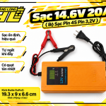 Sạc 14,6V 20A – Bộ Sạc Pin Lithium LiFePO4 4S (Pin 3.2V)