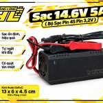 Sạc 14.6V 5A – Bộ Sạc Pin LiFePO4 4S (Pin 3.2V)