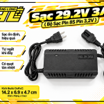 Sạc 29.2V 3A – Bộ Sạc Pin LiFePO4 8S (Pin 3.2V)