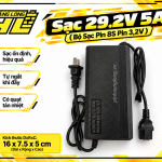 Sạc 29.2V 5A – Bộ Sạc Pin LiFePO4 8S (Pin 3.2V)
